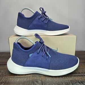 NEW Vessi Everyday Classic Womens Size 8 Waterproof Shoes Sneakers Marine Blue